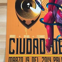 Tool - 2014 Alex Arizmindi Poster Mexico City Palacio De Los Deportes