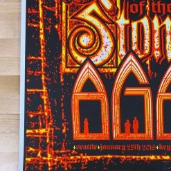 Queens Of The Stone Age - 2018 Brad Klausen Poster Seattle, WA Key Arena