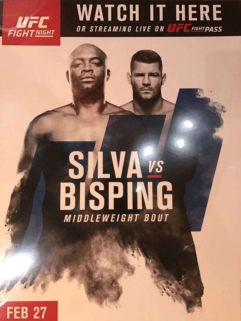 Sold Out Posters UFC Poster Silva Vs. Bisping London Ultimate Fighter 3 Sold Out Posters UFC Poster Silva Vs. Bisping London Ultimate Fighter