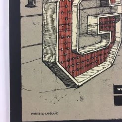 Mike Gordon - 2015 Landland Poster Chicago, IL Vic Theater