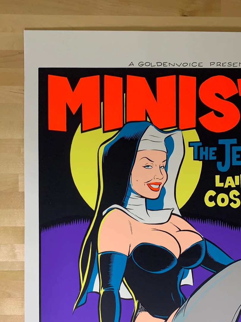 Ministry - 1996 Chris Coop Poster Los Angeles, CA The Palladium 5 Ministry - 1996 Chris Coop Poster Los Angeles, CA The Palladium