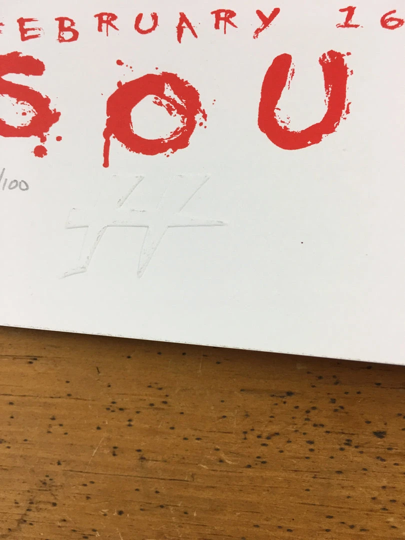 Soundgarden - 2013 Justin Hampton Poster Los Angeles Wiltern Theatre 8 Soundgarden - 2013 Justin Hampton Poster Los Angeles Wiltern Theatre