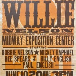 Gig Posters Willie Nelson - 2011 Hatch Show Print 6/10 Poster Columbia, Missouri