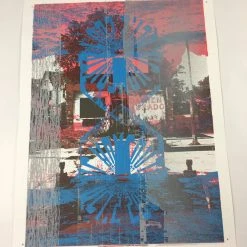 Dinosaur Jr - 2008 Dan MacAdam Crosshair Poster Cambridge, MA Middle East