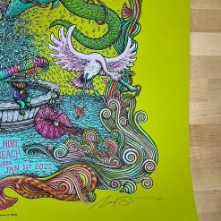 Umphrey's McGee - 2020/2021 Marq Spusta Poster Miami, FL 1st Green