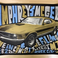 Umphrey's McGee - 2013 Nate Duval Poster Detroit, MI The Fillmore Gig Posters