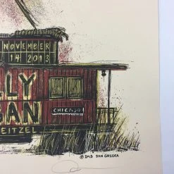 Kelly Hogan W/ Mark Eitzel - 2013 Dan Grzeca Poster Chicago, IL Old Town School