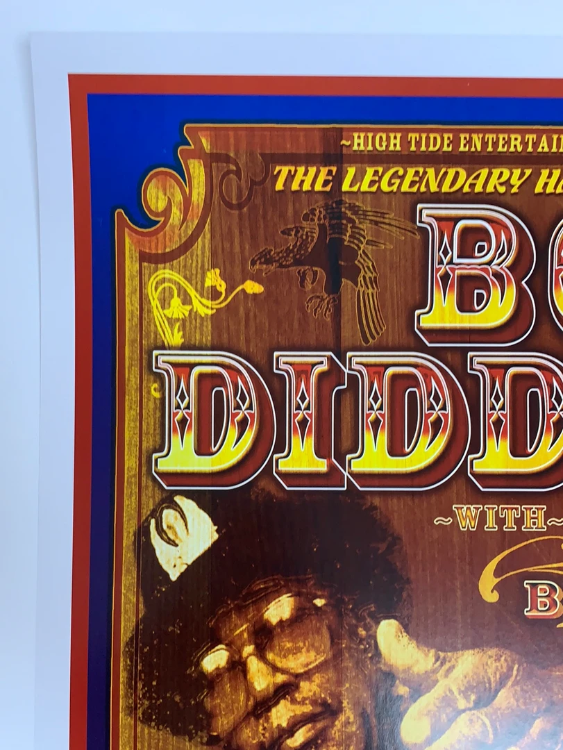 Bo Diddley - 2006 Bob Masse Signed Poster Richmond, BC 5 Bo Diddley - 2006 Bob Masse Signed Poster Richmond, BC