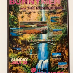 Echo And The Bunnymen - 2001 Forest Love Poster Fillmore Auditorium San Fran 1st Gig Posters
