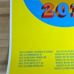 Sold Out Posters Gig Posters The Who - 2017 Poster North & South America Tour Screen Print