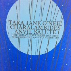 Tara Jane O'Neil - 2006 Daniel Danger Poster Oklahoma City, OK The Conservatory Gig Posters