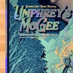 Half Hazzard Press Umphrey's McGee - 2019 Half Hazard Press Poster Chillicothe, IL FOIL Foil Posters