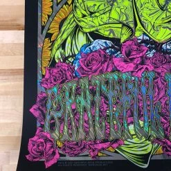 Grateful Dead - 2021 Rhys Cooper Poster Art Print Fluoro Foil