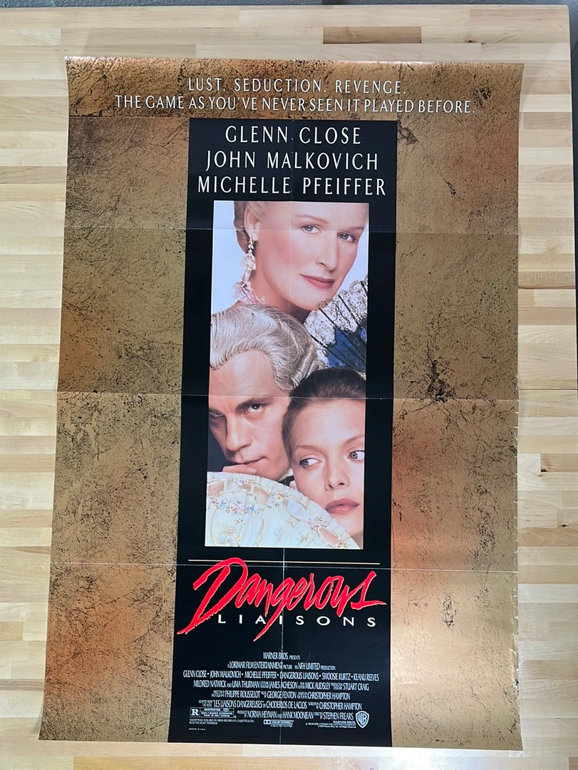 Sold Out Posters Dangerous Liaisons - 1988 One Sheet Movie Poster Original Vintage 27x40 4 Sold Out Posters Dangerous Liaisons - 1988 One Sheet Movie Poster Original Vintage 27x40