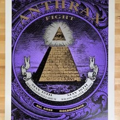Gig Posters Anthrax - 1994 Matt Getz Poster Hollywood, Fresno, CA