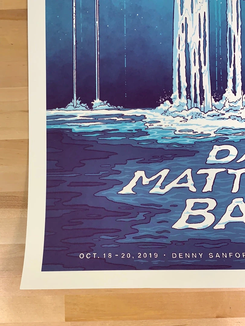 Gig Posters Dave Matthews Band - 2019 Matt Fleming Poster Sioux, SD 8 Gig Posters Dave Matthews Band - 2019 Matt Fleming Poster Sioux, SD