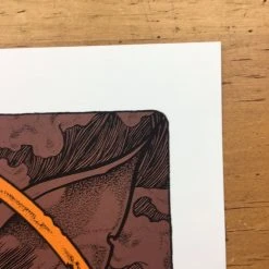 Pig Lady - 2008 John Dyer Baizley Poster Orange Art Prints