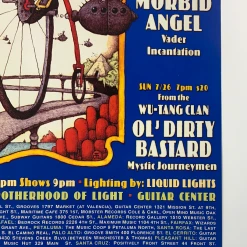 Dave Huckins MHP 48 July - 1998 Poster Maritime Hall San Fran 1st Gig Posters