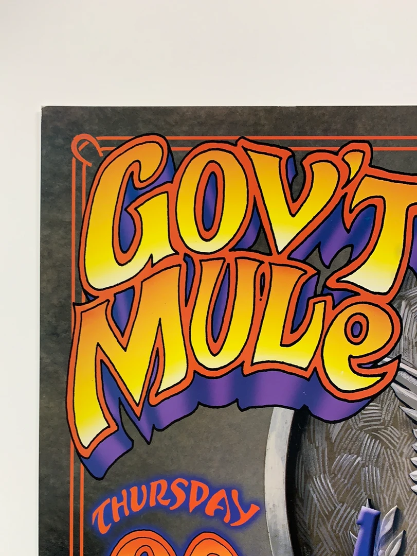 Gov't Mule Moe. - 2001 Randy Tuten Poster Santa Cruz, CA The Catalyst 5 Gov't Mule Moe. - 2001 Randy Tuten Poster Santa Cruz, CA The Catalyst