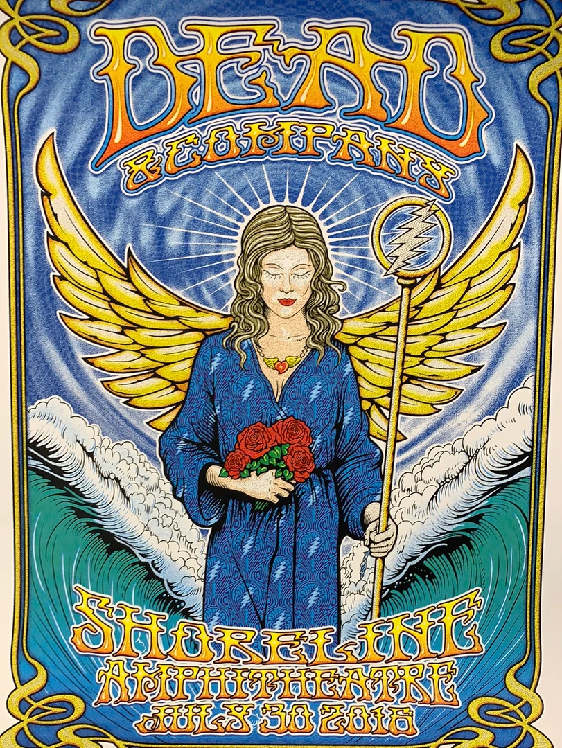Gig Posters Dead & Company - 2016 Dave Hunter Poster Mountain View, CA Summer Tour 3 Gig Posters Dead & Company - 2016 Dave Hunter Poster Mountain View, CA Summer Tour