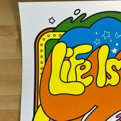 Life Is Beautiful Festival - 2021 Ames Brothers Poster Pearl Metallic Gig Posters