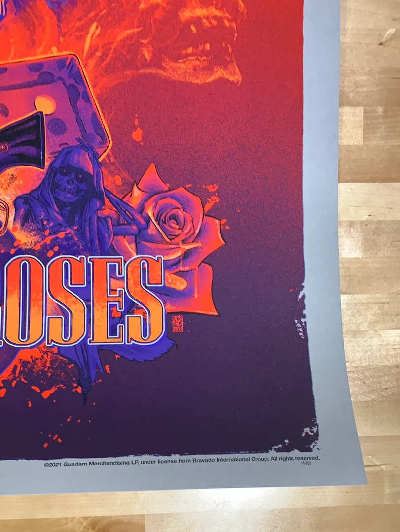 Guns N' Roses - 2021 Vance Kelly Poster 1st Edition Variant Gig Posters 7 Guns N' Roses - 2021 Vance Kelly Poster 1st Edition Variant Gig Posters