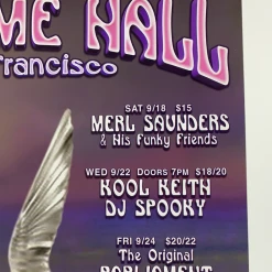 Greg Coiner Gig Posters MHP 75 Merl Saunders - 1999 Poster Maritime Hall San Fran 1st 11 Greg Coiner Gig Posters MHP 75 Merl Saunders - 1999 Poster Maritime Hall San Fran 1st