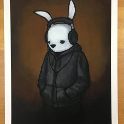 Headphones - Luke Chueh Poster, Limited Edition Art Print S/n 13 Headphones - Luke Chueh Poster, Limited Edition Art Print S/n