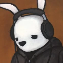 Headphones - Luke Chueh Poster, Limited Edition Art Print S/n 12 Headphones - Luke Chueh Poster, Limited Edition Art Print S/n