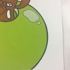 Pear Bear - 2008 Mike Budai Poster Art Print Art Prints