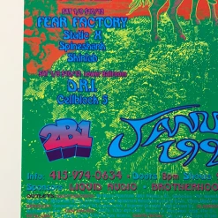 Mark Henson Gig Posters MHP 56 Bad Religion - 1999 Poster Maritime Hall San Fran 1st