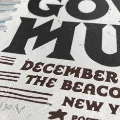 Gov't Mule - 2016 Zeb Love Poster Beacon Theatre New York, NY