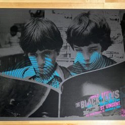 The Black Keys - 2014 The Silent P Poster Raleigh, NC PHC Arena Gig Posters