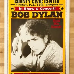Bob Dylan - 2002 Geoff Gans Poster Augusta, GA Gig Posters