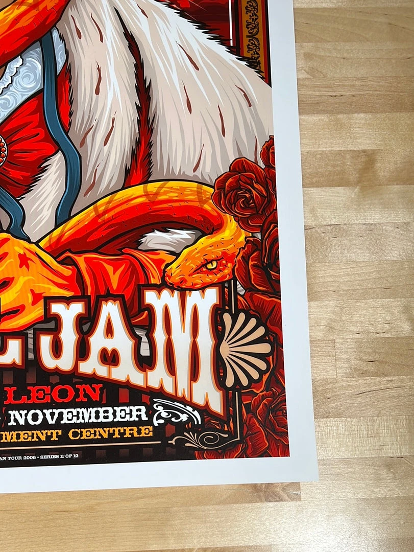 Gig Posters Pearl Jam - 2006 Ken Taylor Poster Adelaide, AUS 7 Gig Posters Pearl Jam - 2006 Ken Taylor Poster Adelaide, AUS
