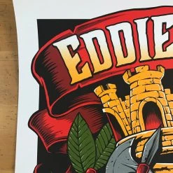 Gig Posters Eddie Vedder - 2014 Brandon Heart Poster Sao Paulo, Brazil Citibank Hall S/N