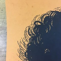 Bob Dylan The Rolling Stone - 2014 Brian Methe Art Print Orange Variant