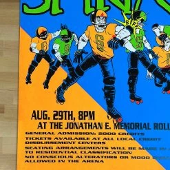 Sold Out Posters Gig Posters Excel Vs. Shrine - 1995 Malicious Vinyl Presents Poster Rollerball Championship