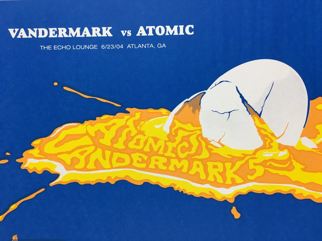 Vandermark 5 - 2004 Methane Studios Poster Atlanta, GA Echo Lounge Gig Posters 3 Vandermark 5 - 2004 Methane Studios Poster Atlanta, GA Echo Lounge Gig Posters