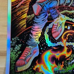 311 - 1996 Miles Tsang Poster Red Rocks Morrison, CO FOIL