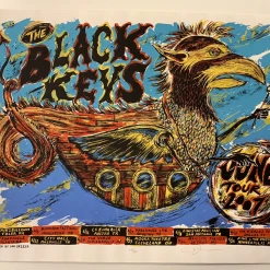 The Black Keys - 2007 Dan Grzeca Poster June Tour S/N