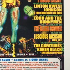 Ron Donovan Gig Posters MHP 77 The Black Crowes - 1999 Poster Maritime Hall San Fran 1st