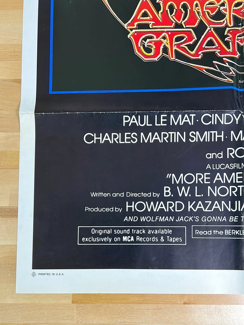 Sold Out Posters Movie/TV Posters More American Graffiti - 1979 Original One Sheet Poster Movie Cinema 8 Sold Out Posters Movie/TV Posters More American Graffiti - 1979 Original One Sheet Poster Movie Cinema
