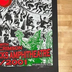 Tool - 2001 Lindsey Kuhn Poster Red Rocks Morrison, CO Colorado