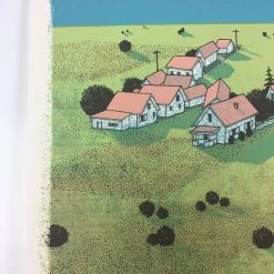 Gig Posters Walk The Moon - 2015 Justin Santora Poster Austin, TX Stubb's BBQ