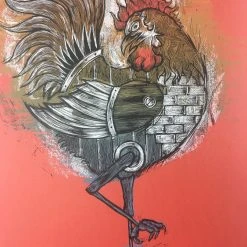 Year Of The Rooster - 2008 Dan Grzeca Poster Art Print 111/280 Art Prints