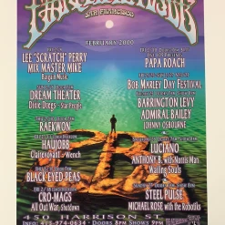 Greg Coiner MHP 85 Black Eyed Peas - 2000 Poster Maritime Hall San Fran 1st Gig Posters