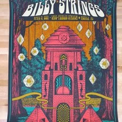 Billy Strings - 2021 Status Serigraph Poster Mobile, AL 4/9