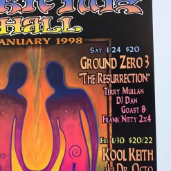 Mark Henson MHP 42 January - 1998 Poster Maritime Hall San Fran 1st