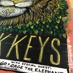 The Black Keys - 2014 Dan Grzeca Poster Chicago, IL United Center S/N